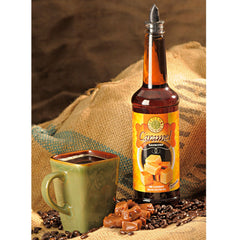 Caramel Coffee Syrup - 750 ml Bottle with Pump Included - 2 Pack