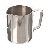 Stainless Steel Frothing Pitcher, 12-Ounce